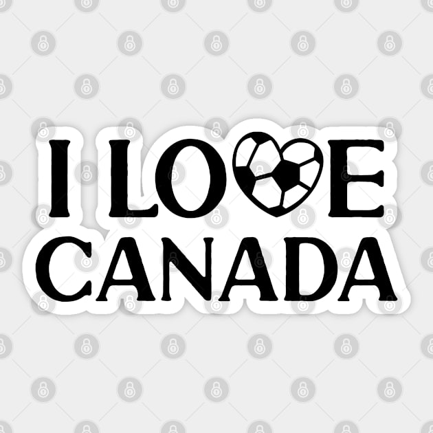 I Love Canada Sticker by silentboy